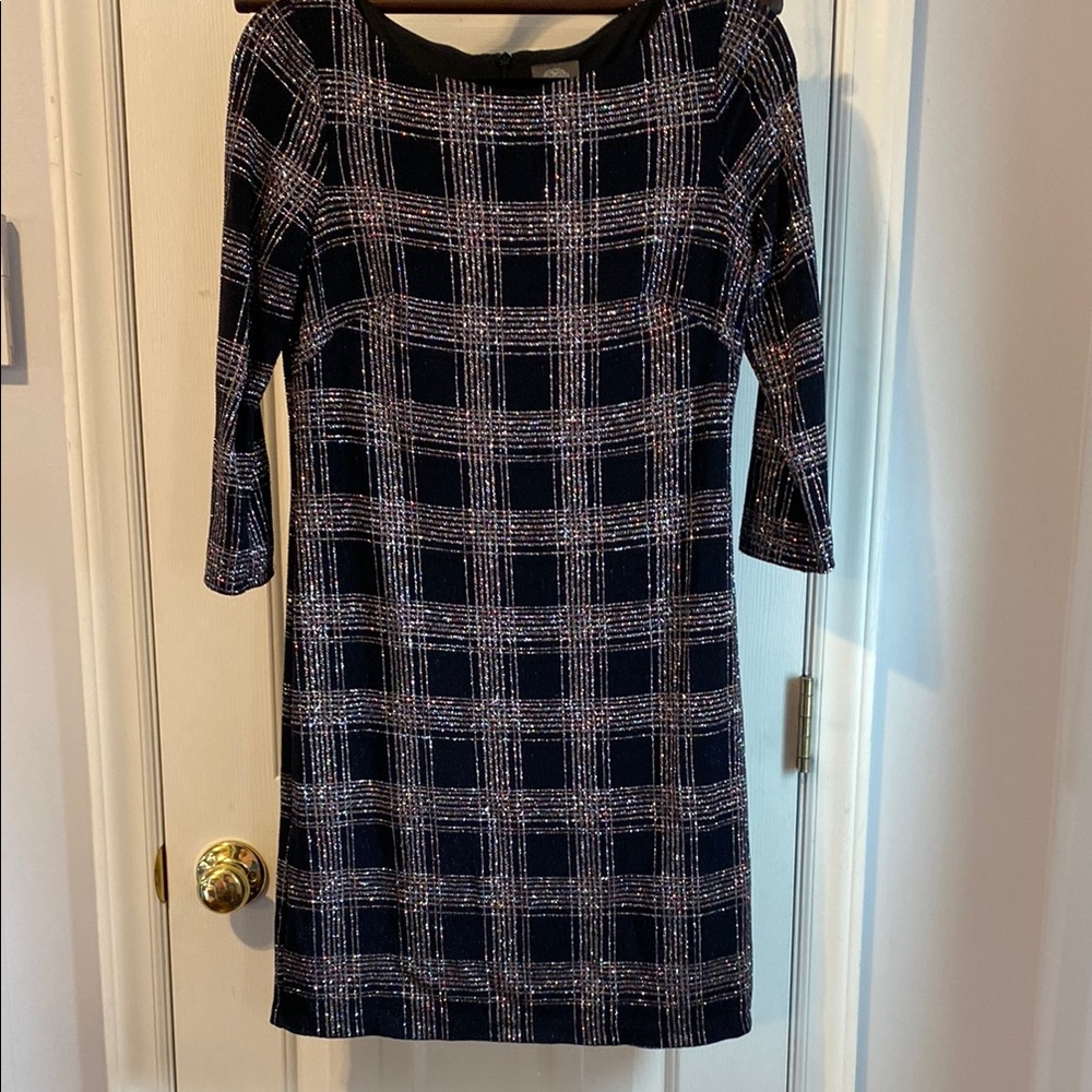 Vince Camuto black sparkly dress, sz. 6- perfect for the holidays